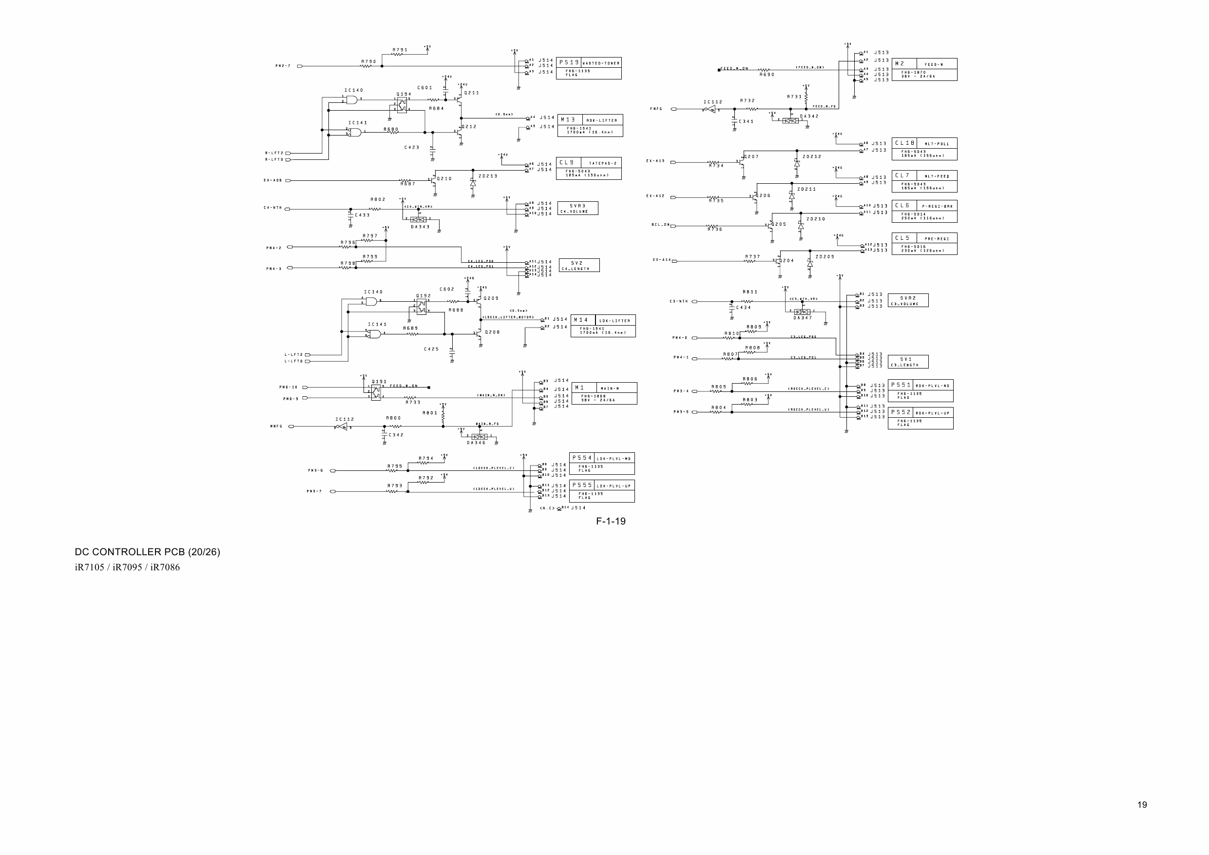 Canon imageRUNNER-iR 7105 7095 7086 Circuit Diagram-2